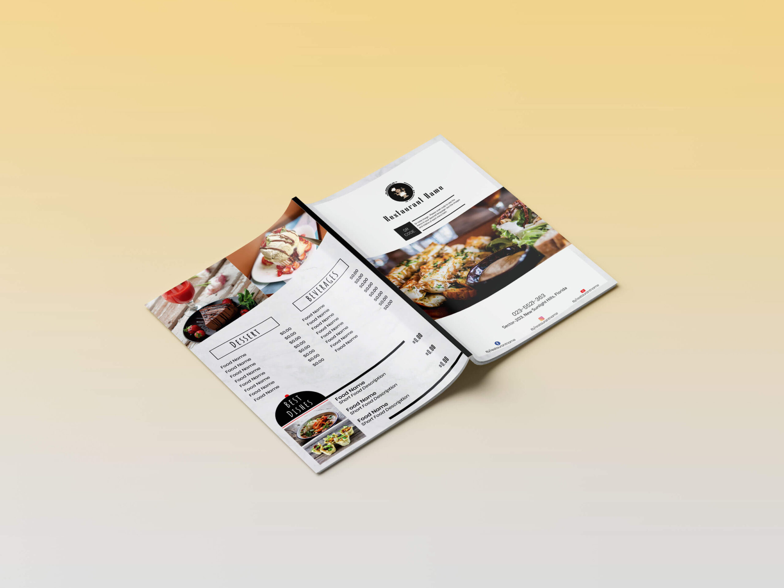 Food Menu Design