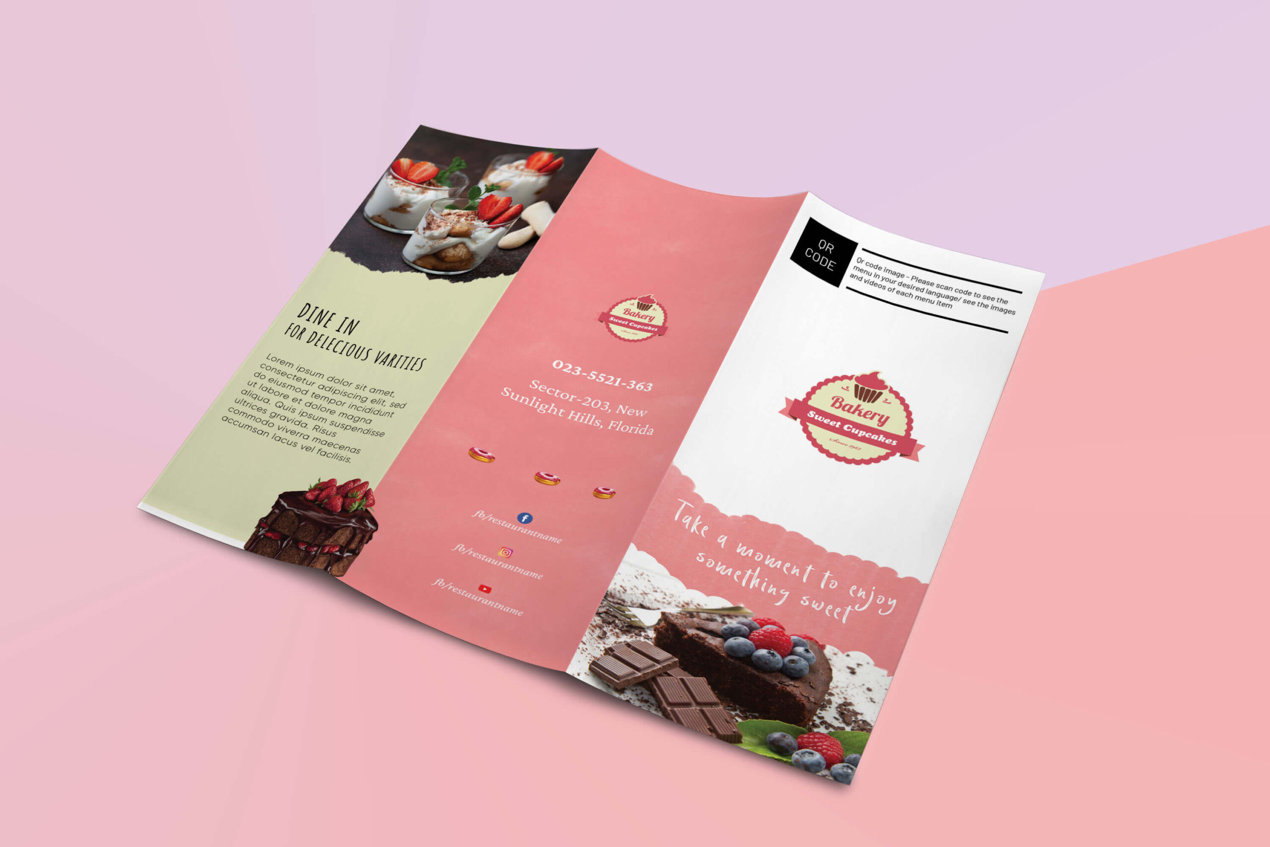 Desserts Menu Design