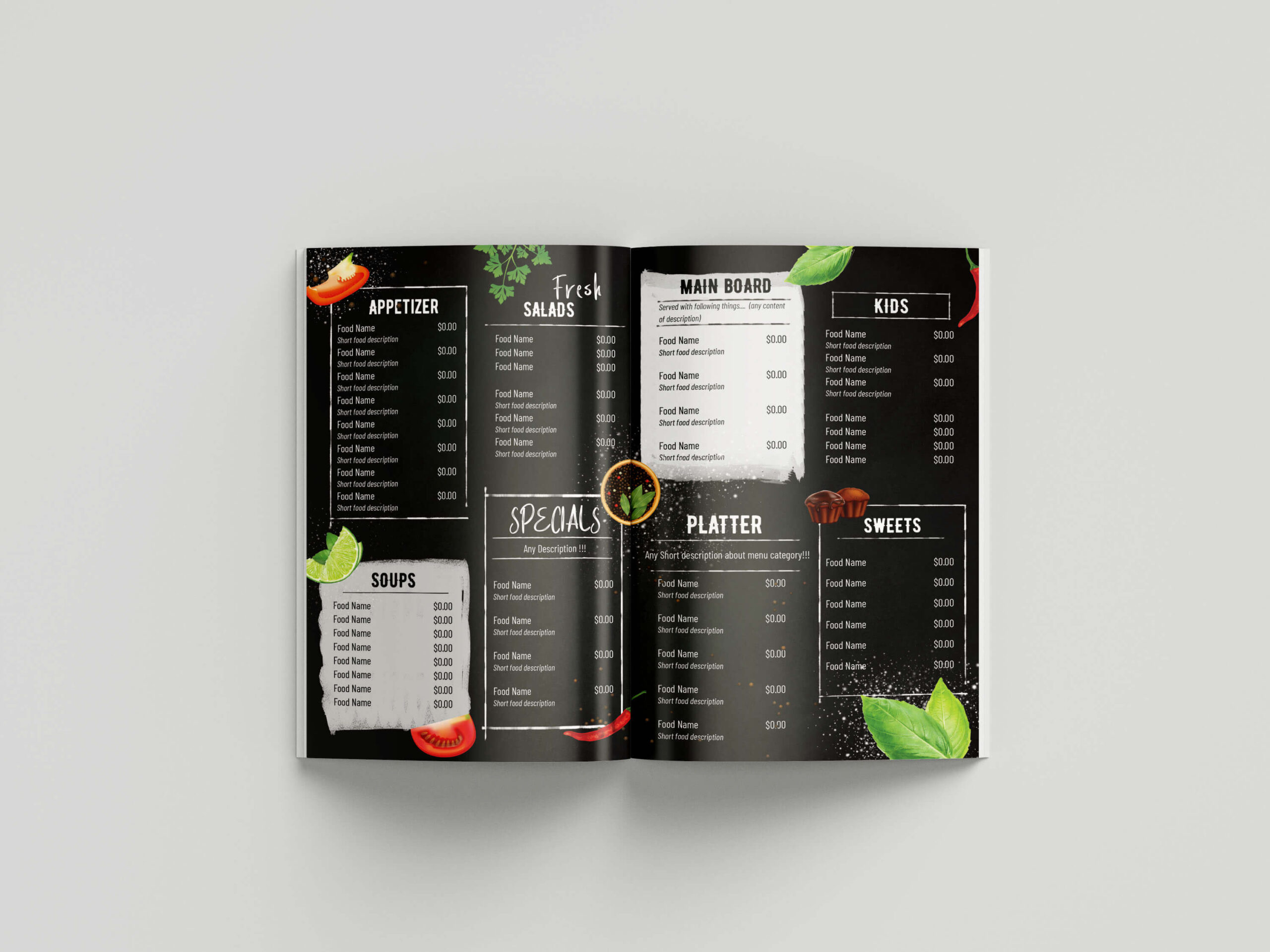 Food Menu Design