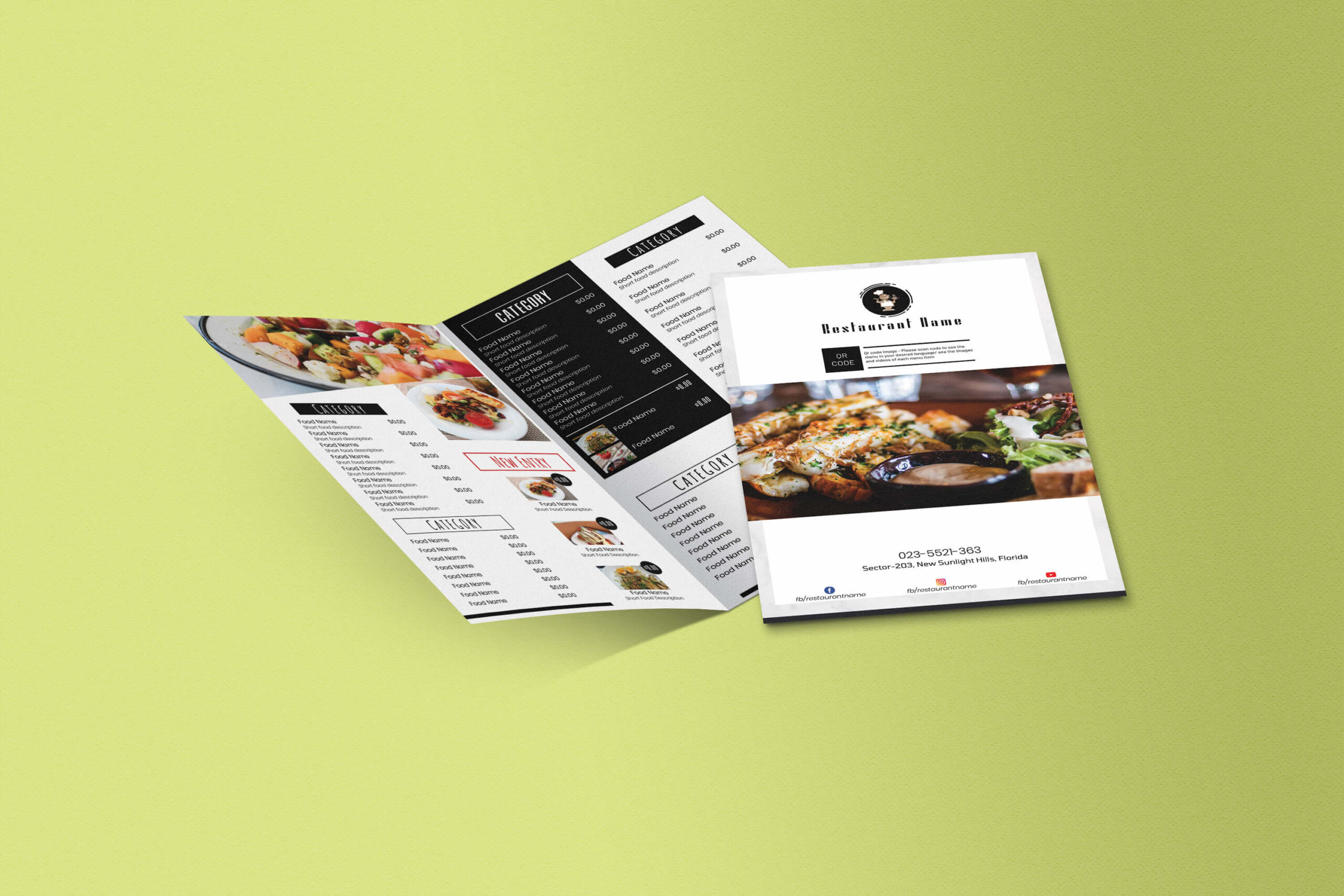 Food Menu Design