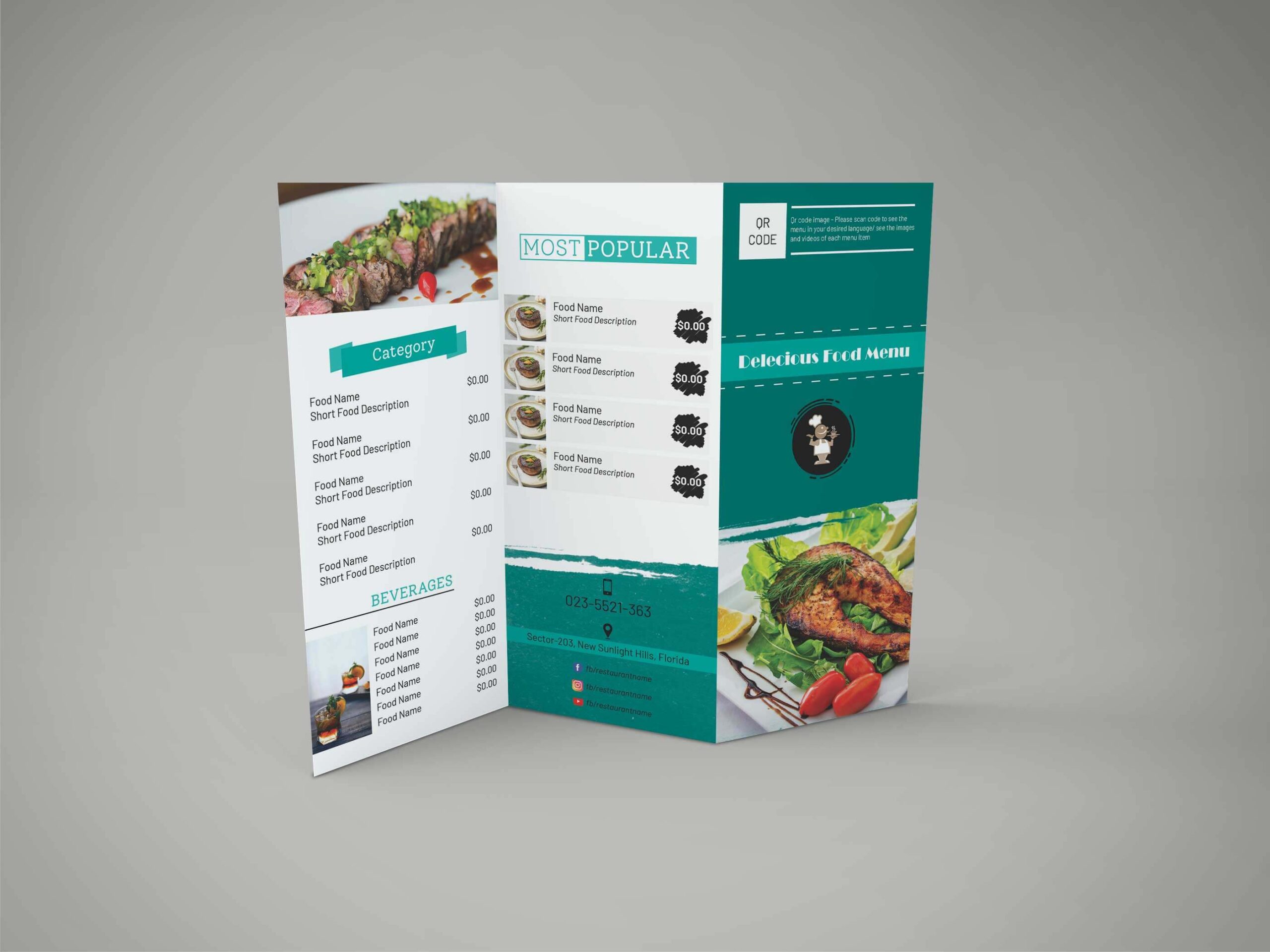 Food Menu Design