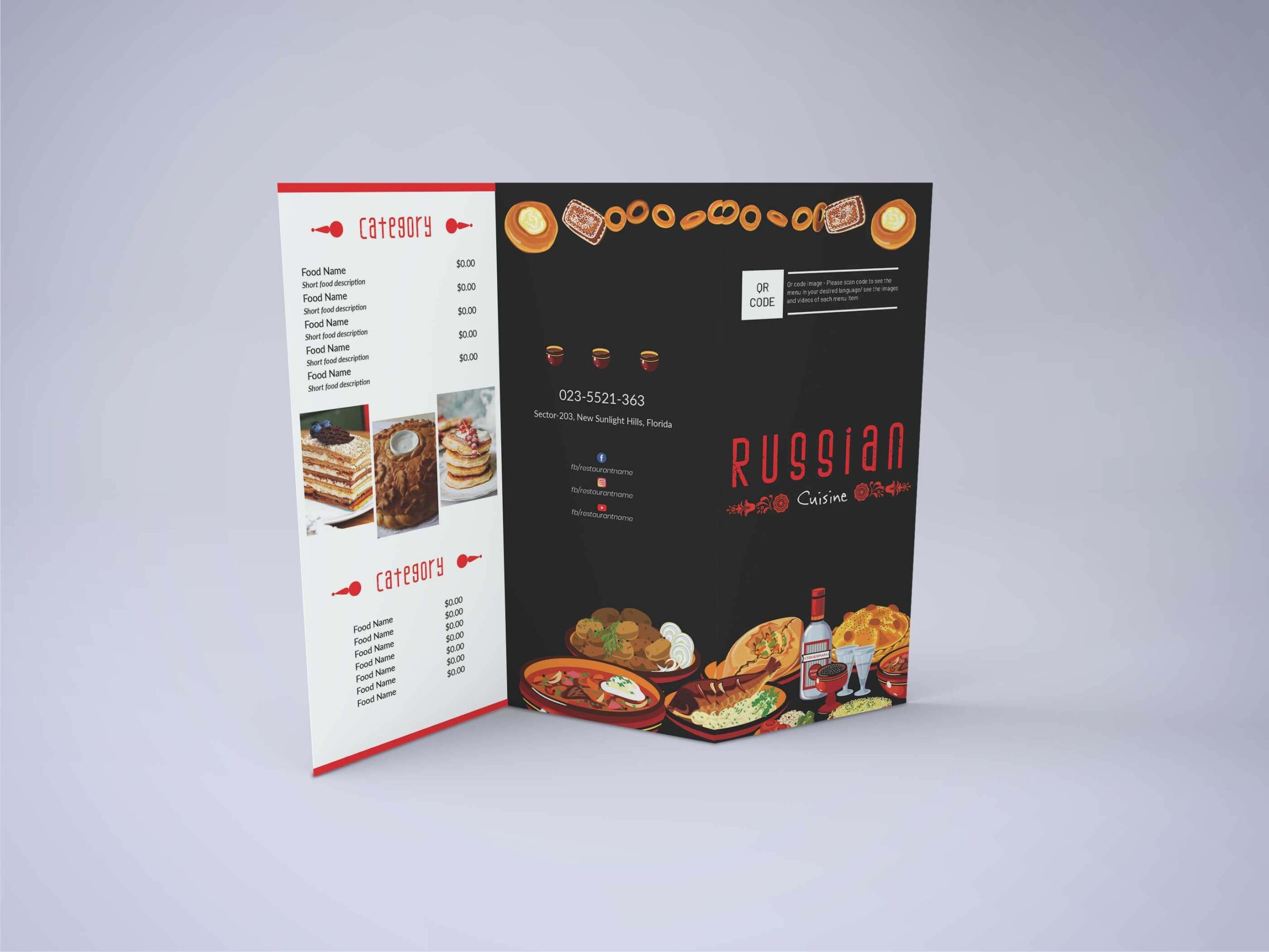 International Food menu